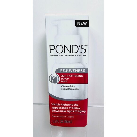 POND'S Skin Tightening Serum 1.5 oz Visibly Tightens The Appearance Of Skin NEW - Picture 1 of 7